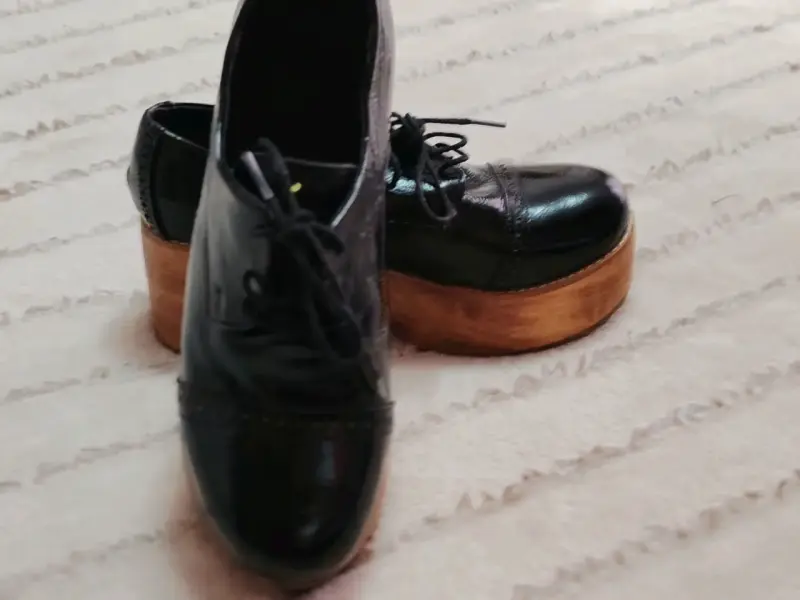 Zapatos de plataforma negros 39 - 4