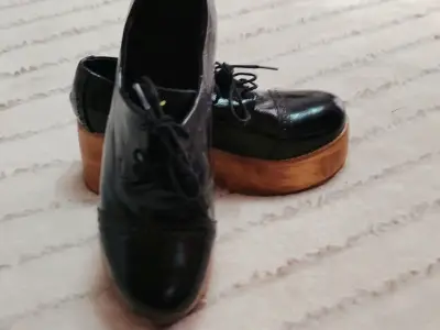 Zapatos de plataforma negros 39 - miniatura 4