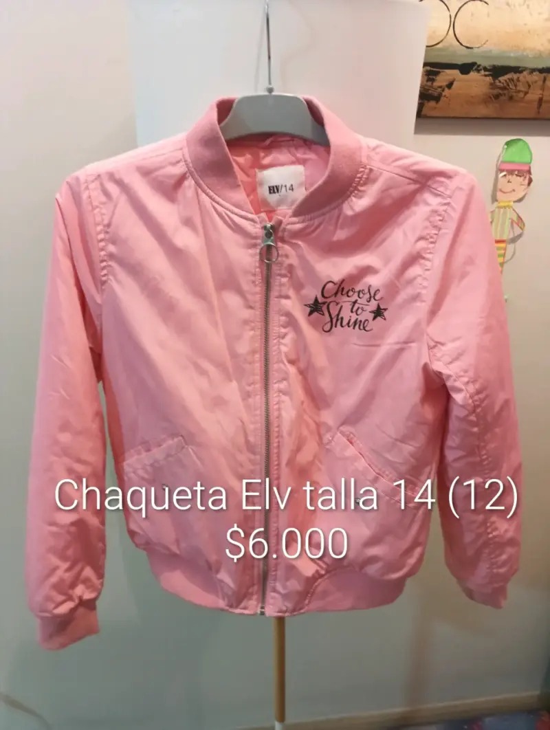 Chaqueta rosa "Choose to Shine"