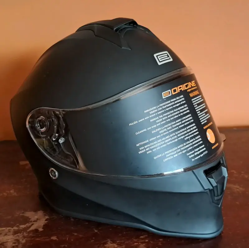 Casco integral negro Origine - 1
