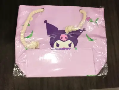 Bolso Morado nuevo con etiqueta con diseño Kawaii - miniatura 2
