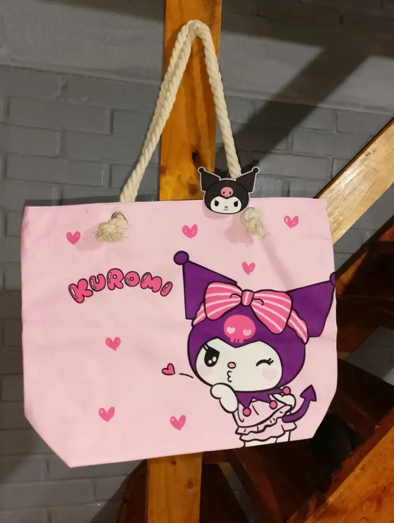 Bolso Kuromi rosa - 1