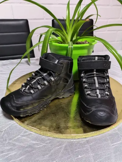 Zapato botin negros para niños - miniatura 2