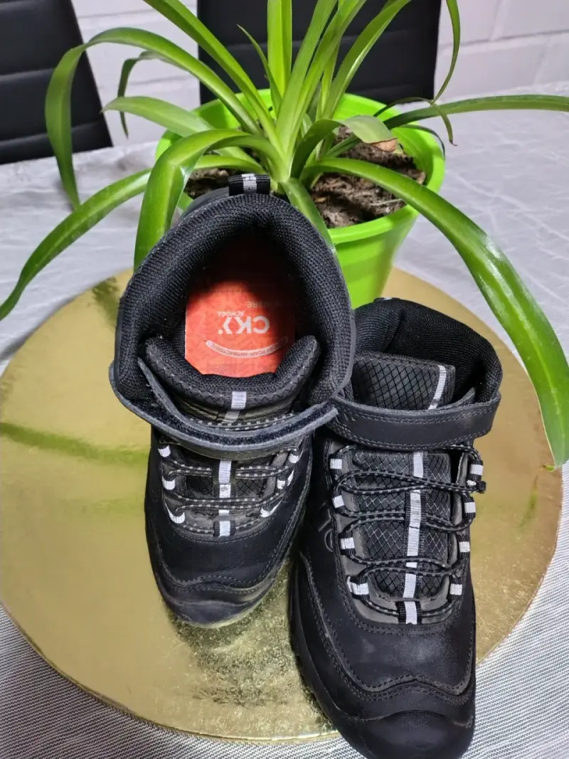 Zapato botin negros para niños - 3