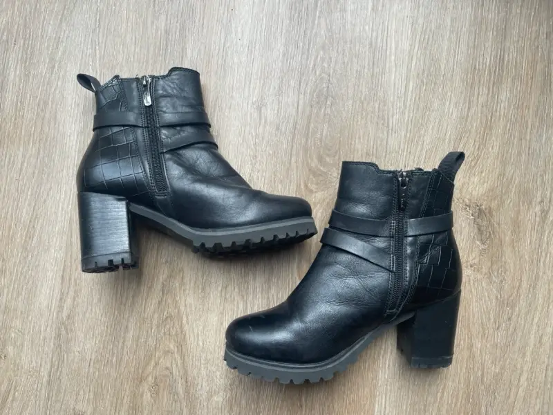 Botines negros Gacel con hebilla - 2