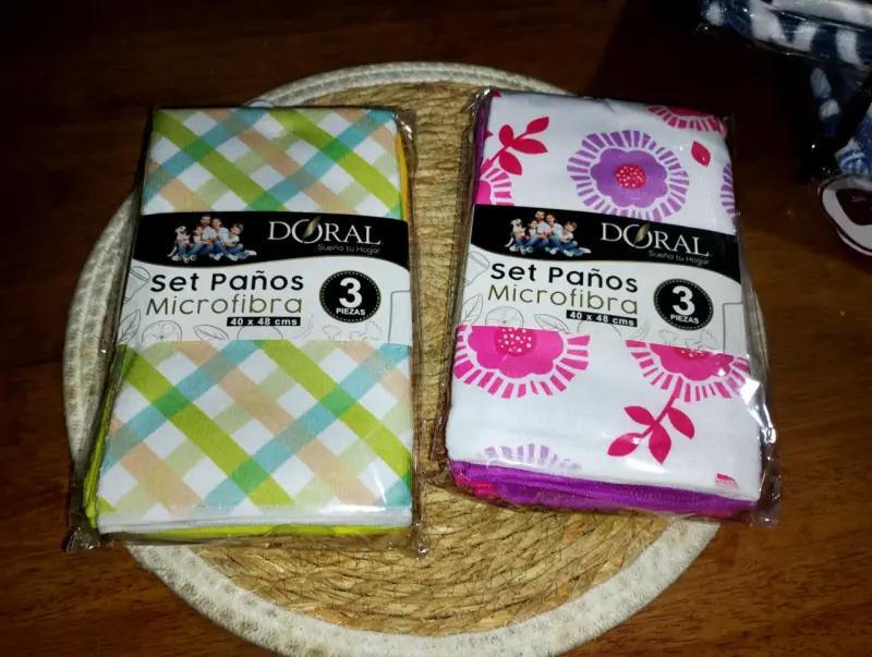 Set de paños de microfibra Doral