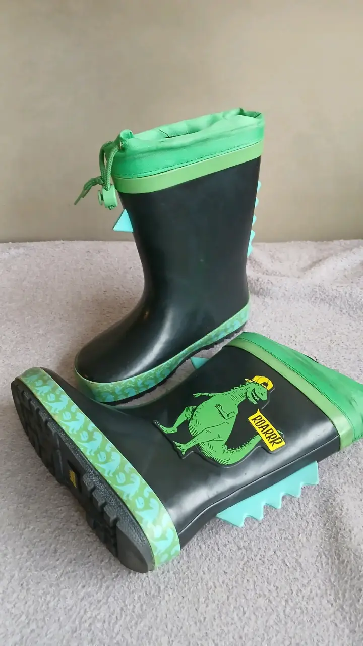 Botas de lluvia dinosaurio niño - 1