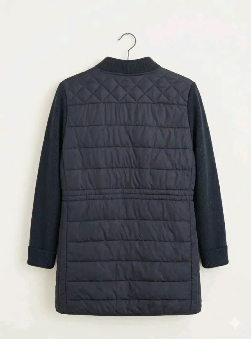 Chaqueta azul acolchada hombre talla M - 2