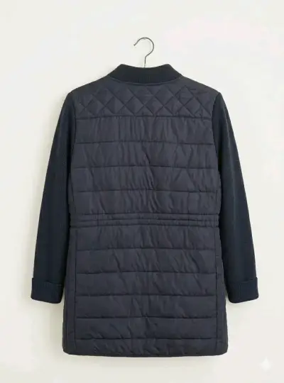 Chaqueta azul acolchada hombre talla M - miniatura 2