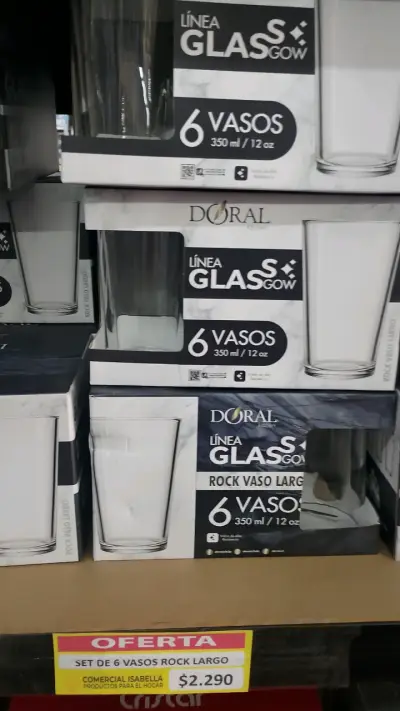 Set 6 vasos Rock largo - miniatura 1