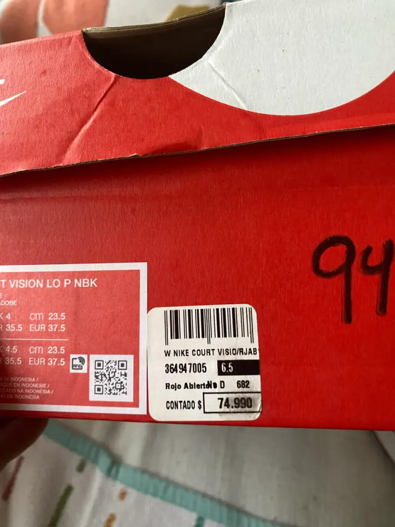 Zapatillas deportivas Nike rojo y blanco - 3