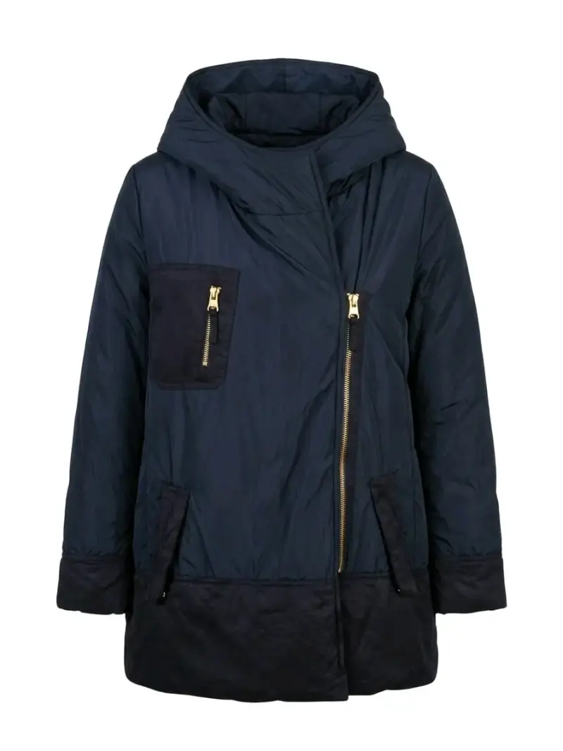 Parka azul para mujer - 1