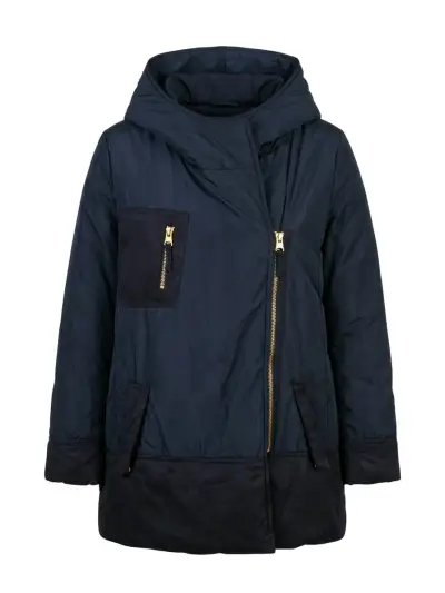 Parka azul para mujer - miniatura 1