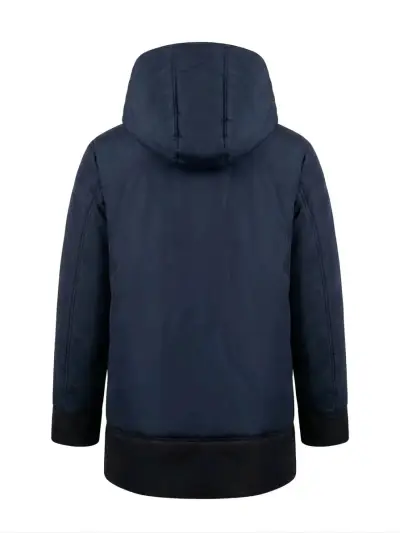Parka azul para mujer - miniatura 2