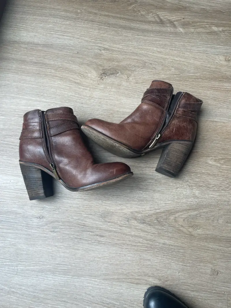 Botines Gacel marrones de cuero - 2