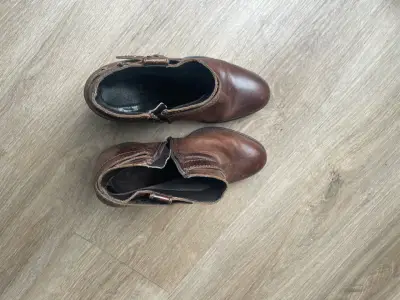 Botines Gacel marrones de cuero - miniatura 4