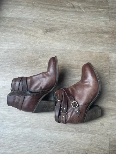 Botines Gacel marrones de cuero - miniatura 5