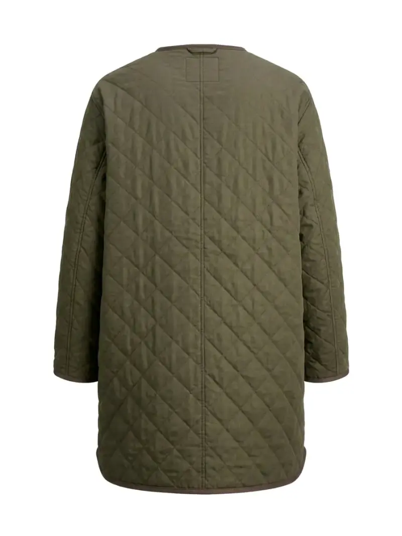 Parka verde militar larga - 2