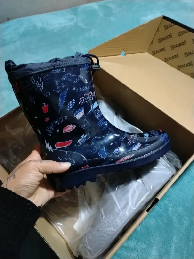 Botas de lluvia azules para niño - 1