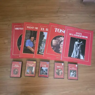 Colección "La Opera", 5 cassettes y libros - miniatura 1