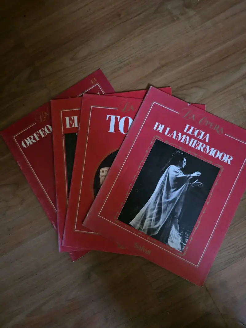 Colección "La Opera", 5 cassettes y libros - 2