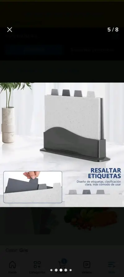 Juego de tablas de cortar gris - miniatura 4