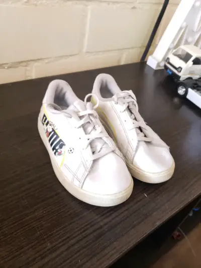 Zapatillas blancas infantiles Disney - miniatura 1