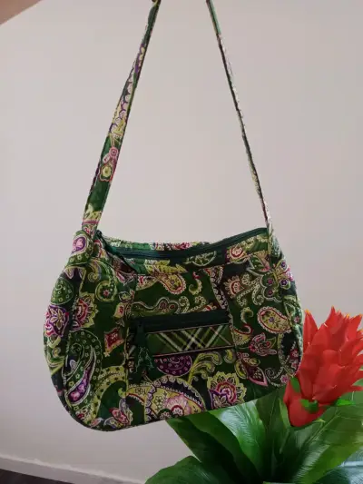 Cartera VeraBradley verde estampada - miniatura 1