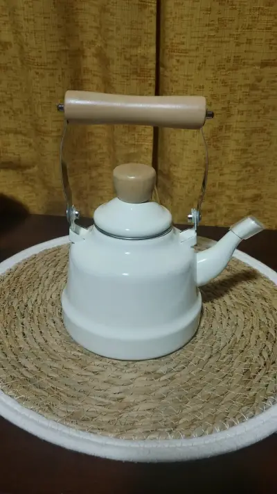Tetera de cerámica floral - miniatura 3