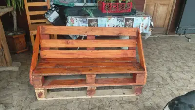 Banco de madera - miniatura 2
