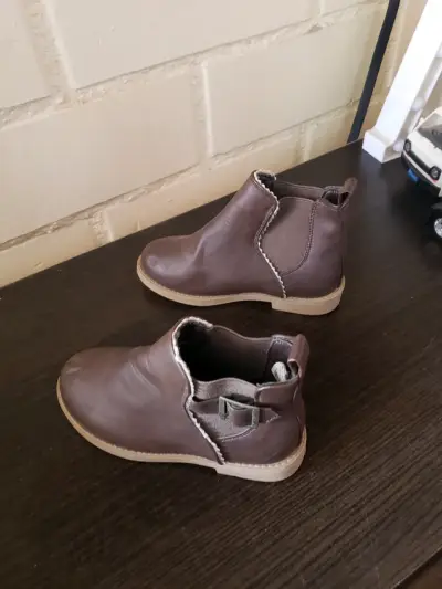 Botines de cuero marrón - miniatura 2