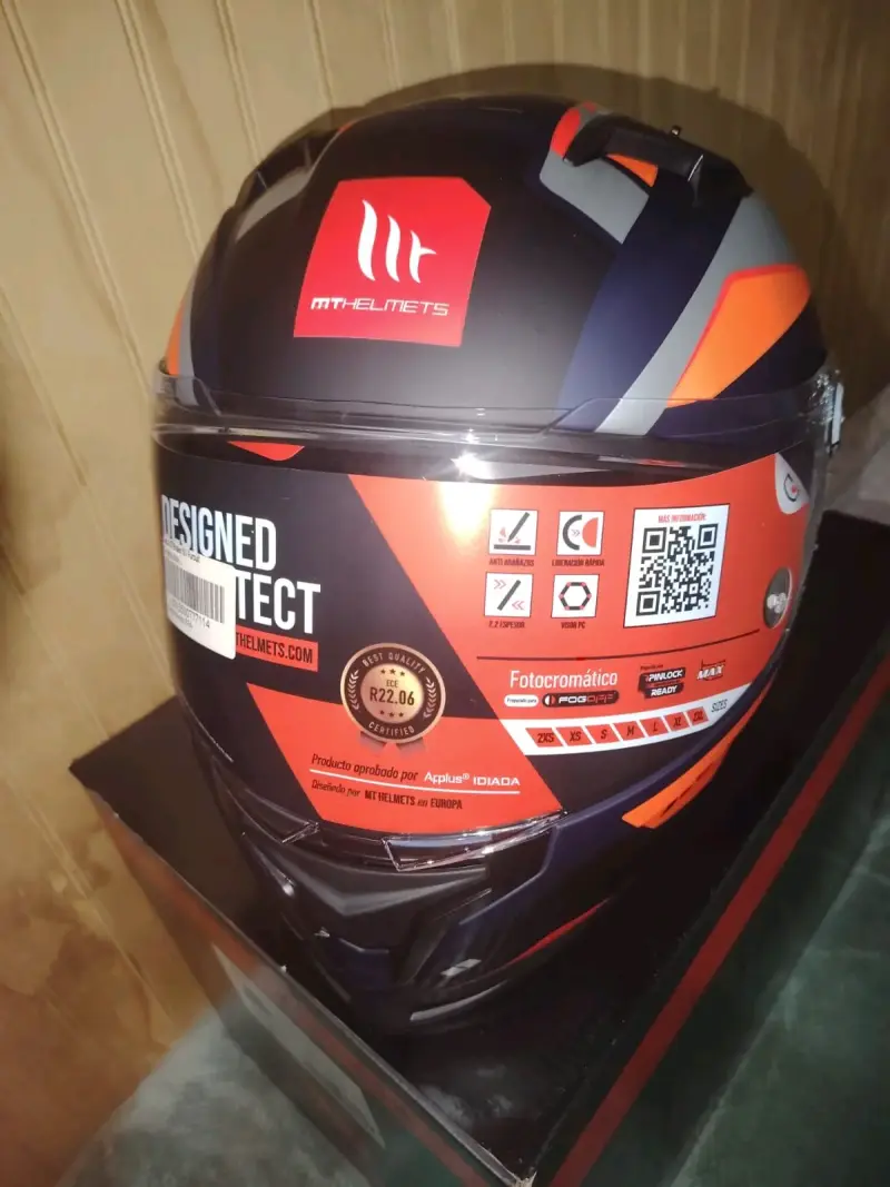 Casco de Moto MT Helmets Braker SV talla L - 2