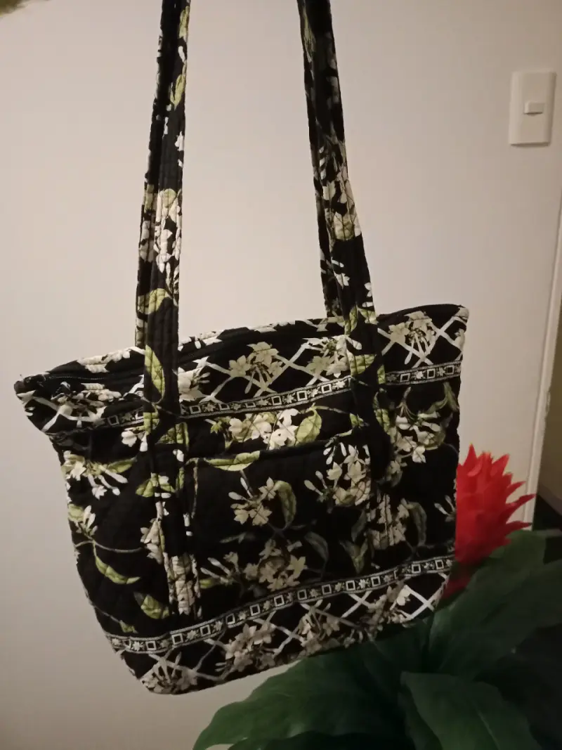 Bolso tote Vera Bradley de tela con flores - 3