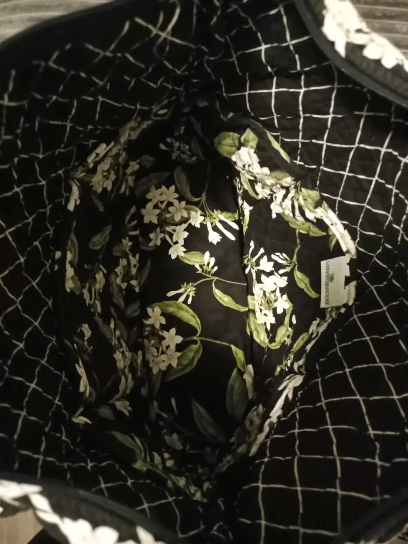 Bolso tote Vera Bradley de tela con flores - 5