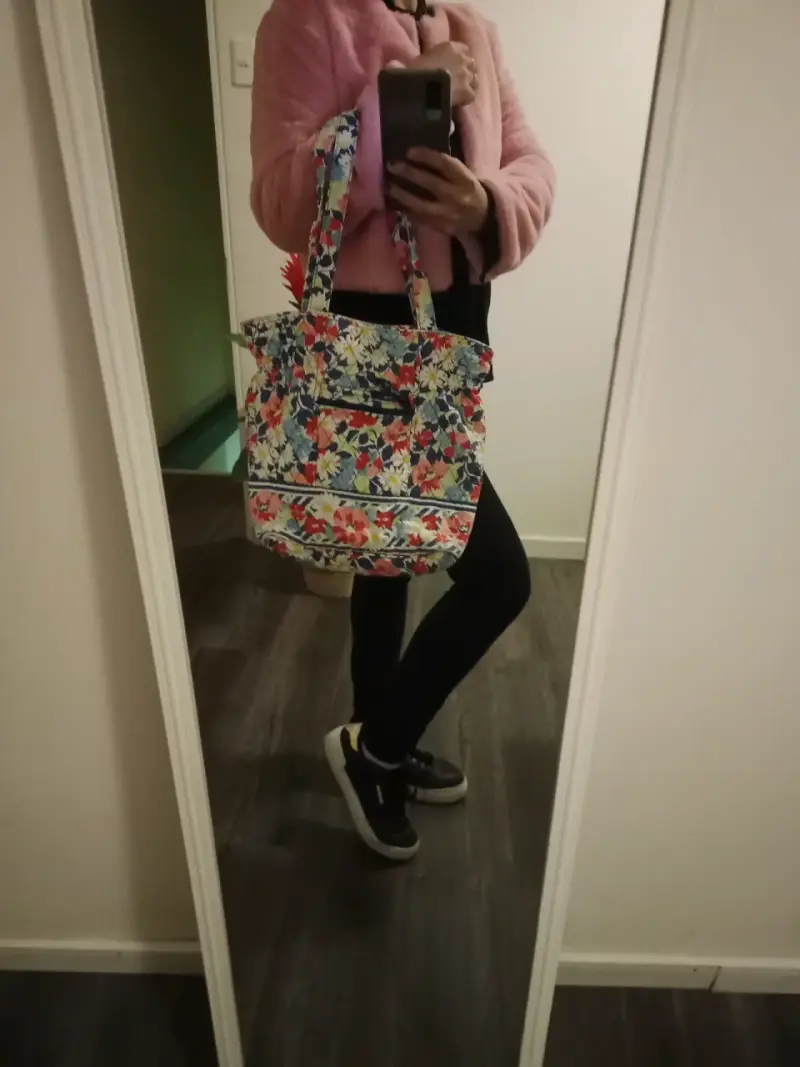 Bolso tote Vera Bradley grande estampado floral - 3