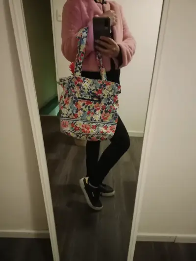 Bolso tote Vera Bradley grande estampado floral - miniatura 3