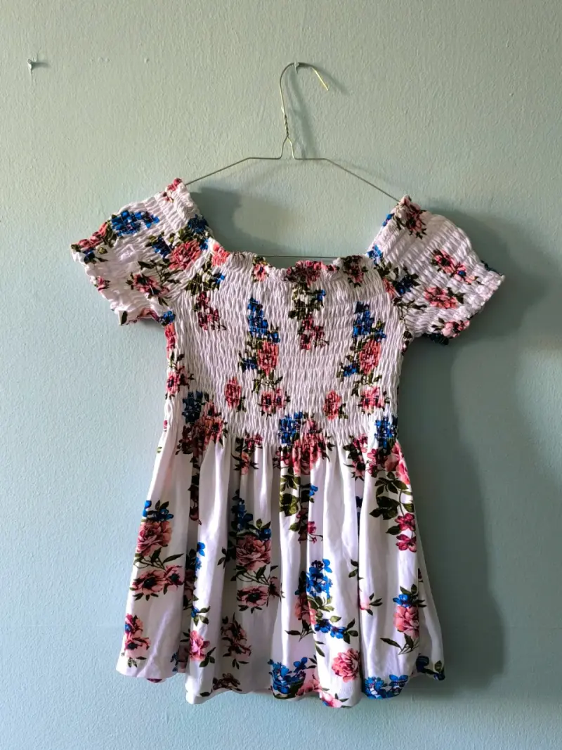 Blusa floral blanco