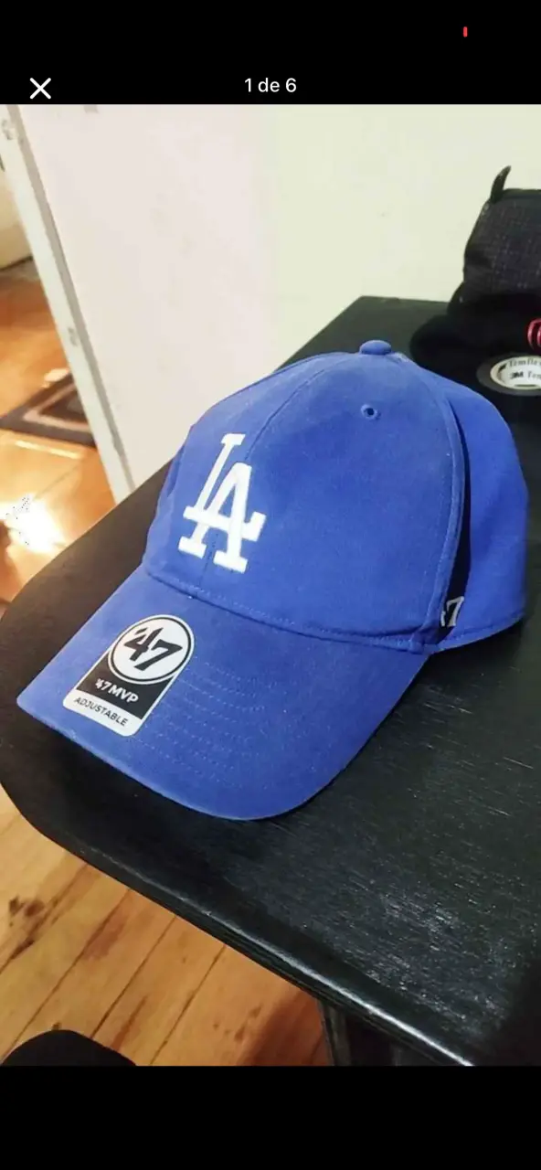 Gorra azul LA ajustable - 1