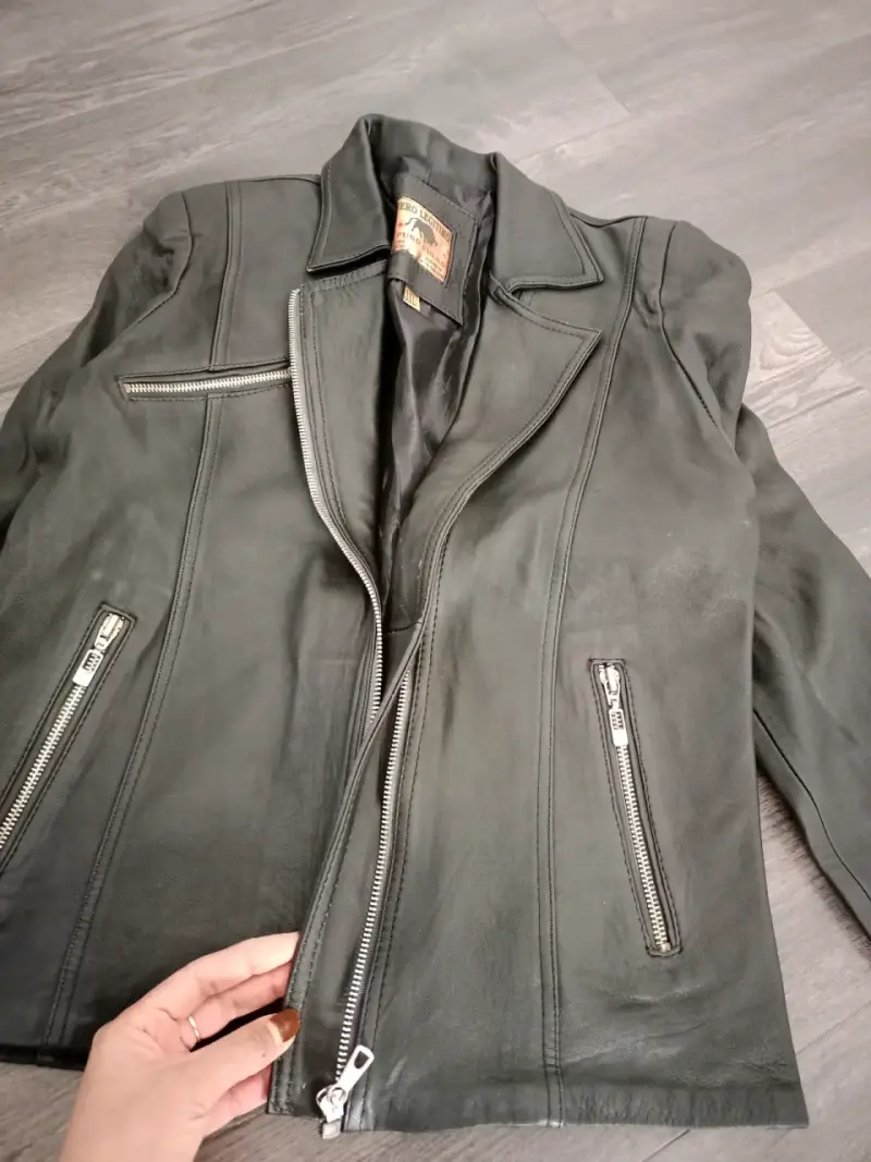 Chaqueta de cuero negra jacket - 2