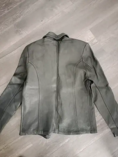Chaqueta de cuero negra jacket - miniatura 4