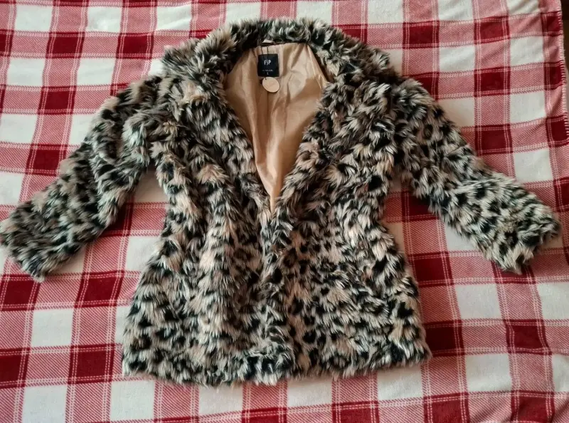 Abrigo grueso animal print - 2