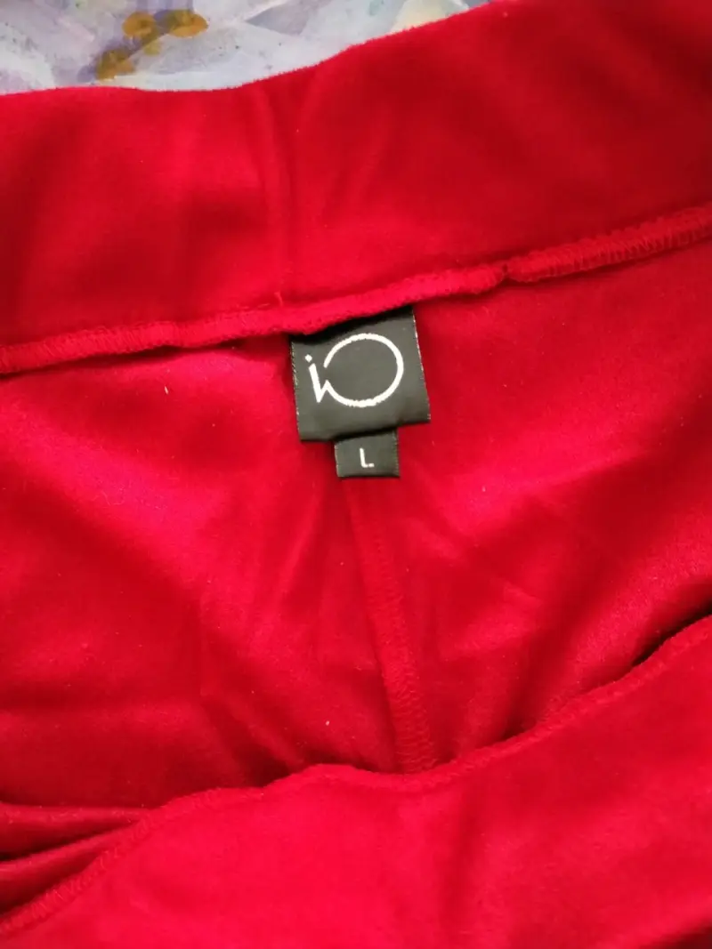 Pantalones rojos mujer Suede. - 5