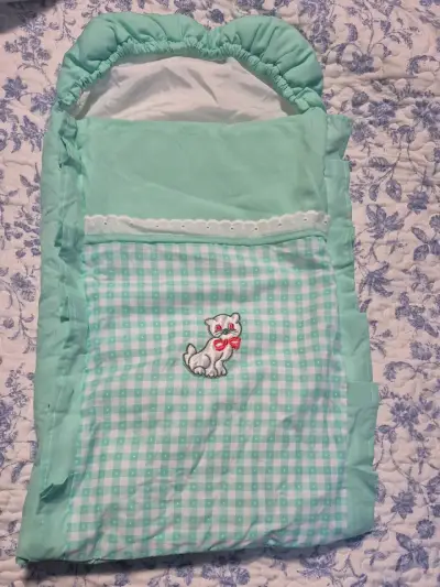 Saco de dormir para bebé verde - miniatura 3