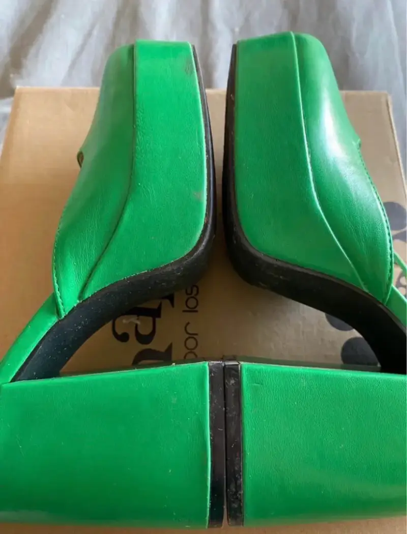 Zapatos verdes de plataforma - 2