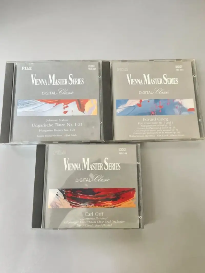 3 CDs clásicos Viena Masters Series