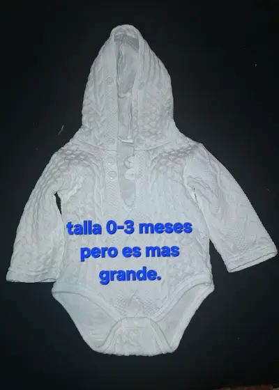 Abrigo infantil gris con capucha - miniatura 6