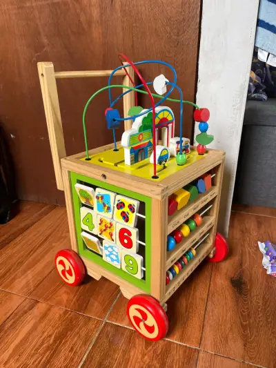 Carrito de madera educativo - miniatura 2
