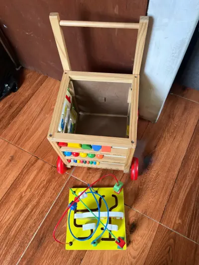 Carrito de madera educativo - miniatura 4