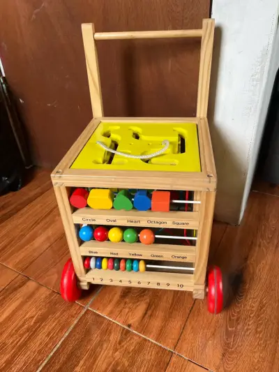 Carrito de madera educativo - miniatura 5