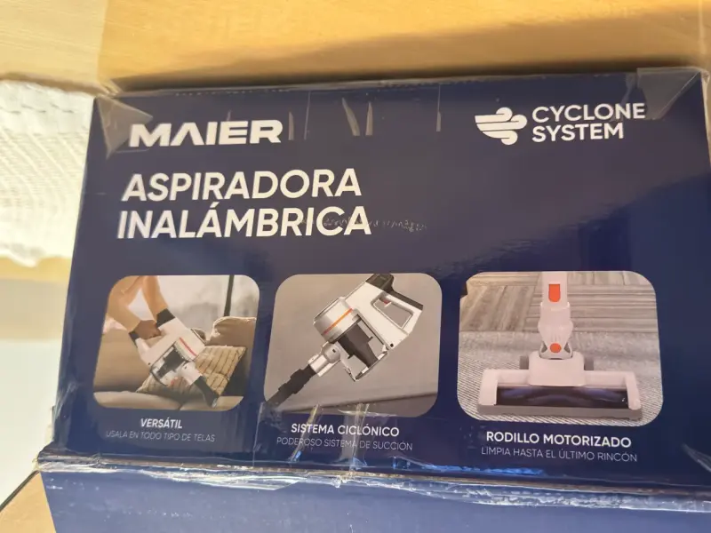 Aspiradora inalámbrica en caja - 3